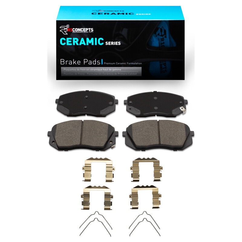 Hyundai Sonata Brake Pads - Front - R1 Concepts - Ceramic - `16-`20